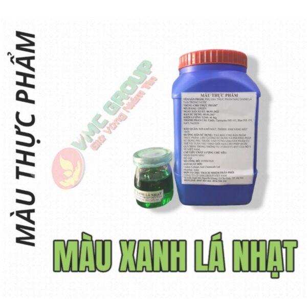 màu thực phẩm xanh lá