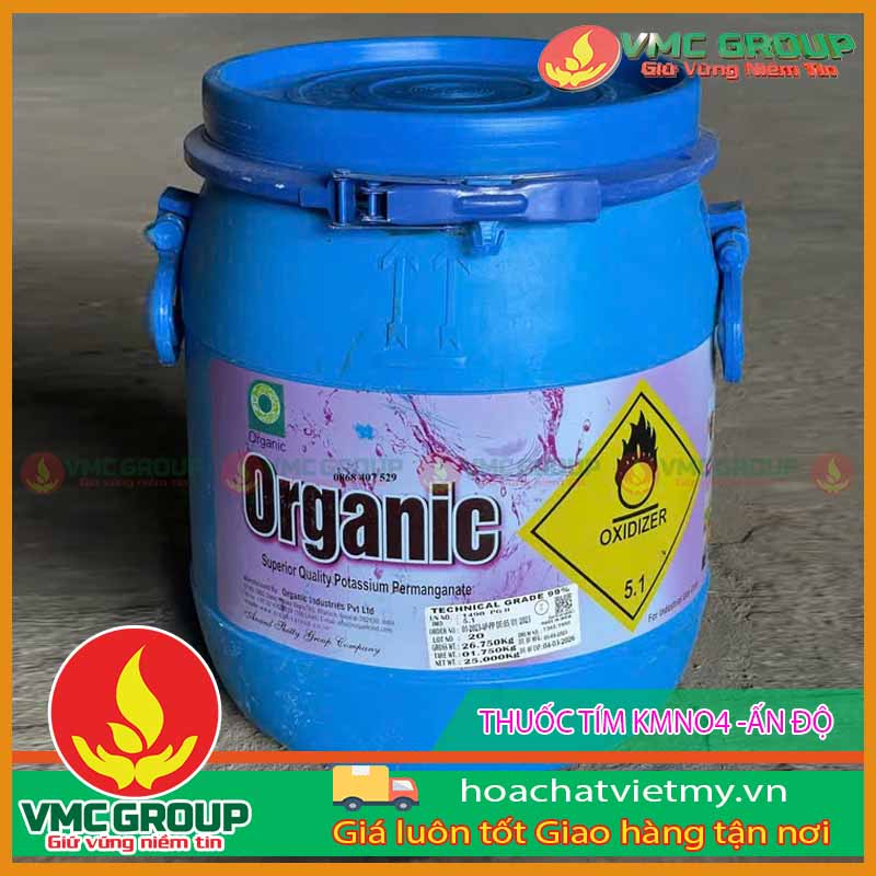 Thuốc tím Ấn Độ KMnO4